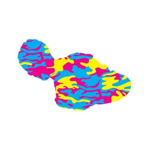 Camo Maui 6" Diecut Sticker