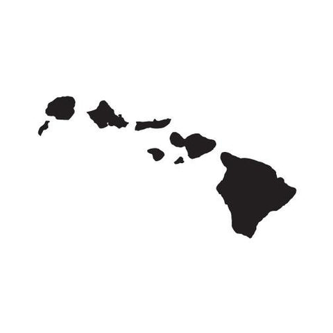 Hawaiian Island Chain 8" Diecut Sticker