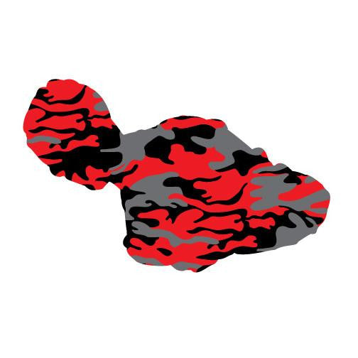 Camo Maui 4" Diecut Sticker