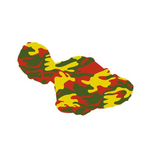 Camo Maui 6" Diecut Sticker