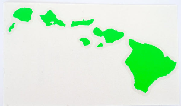 Hawaiian Island Chain 8" Diecut Sticker