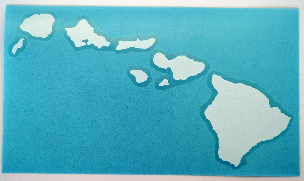 Hawaiian Island Chain 12" Diecut Sticker
