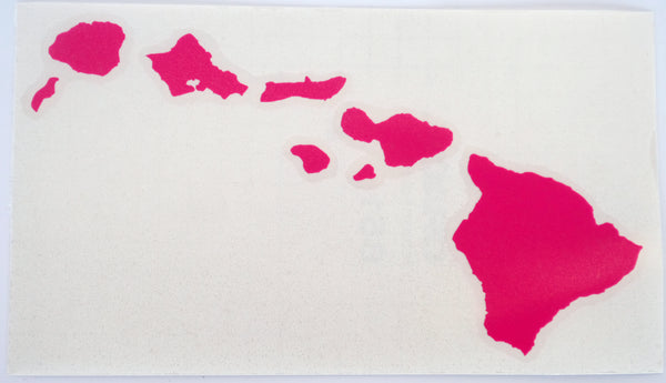 Hawaiian Island Chain 6" Diecut Sticker